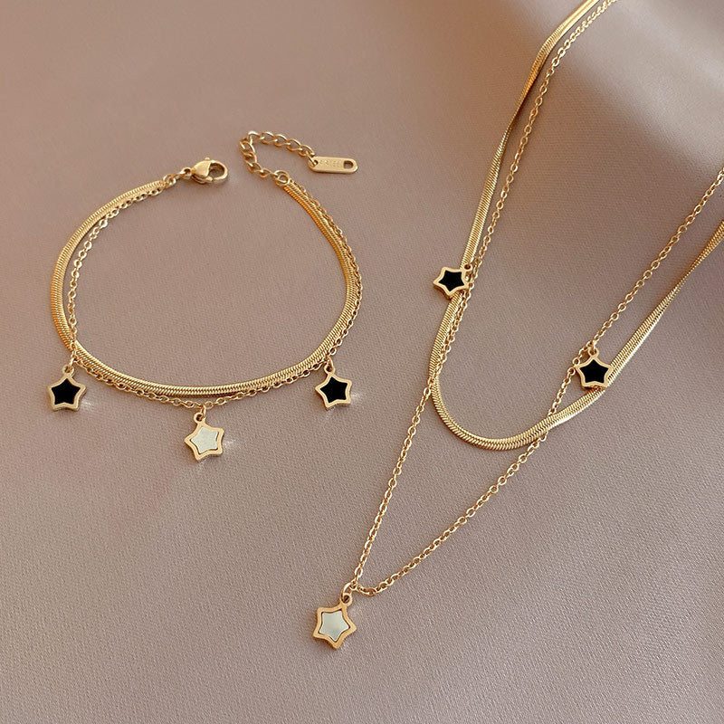 Collier & Bracelet or