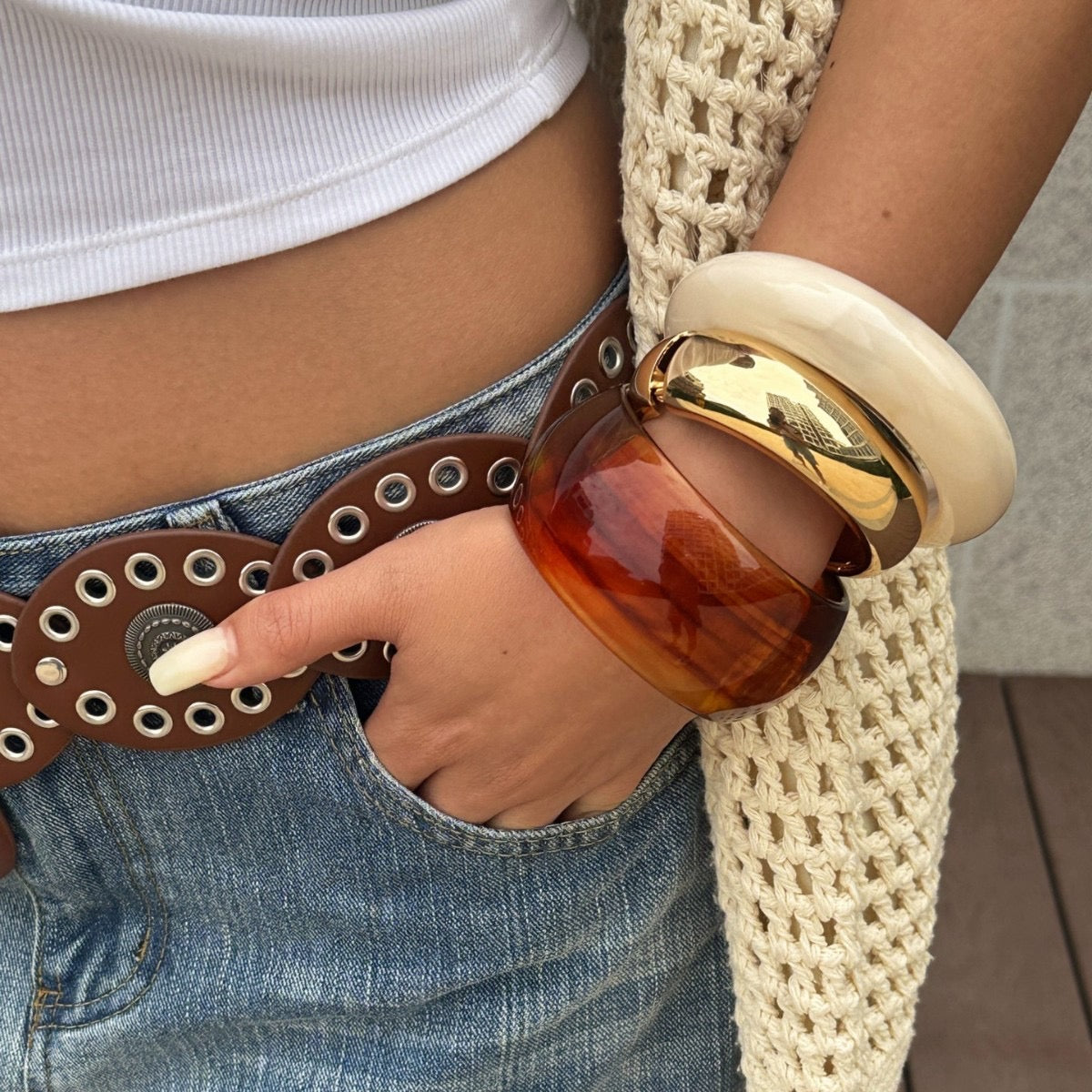 LOT 3 BRACELETS VERA