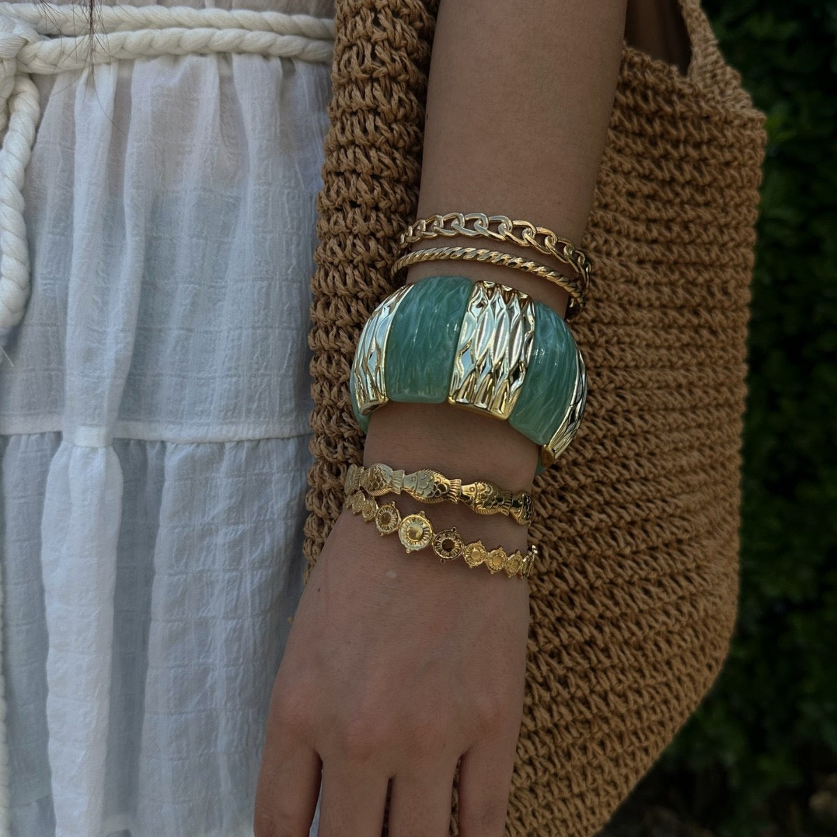 LOT 4 BRACELETS CUBIRA