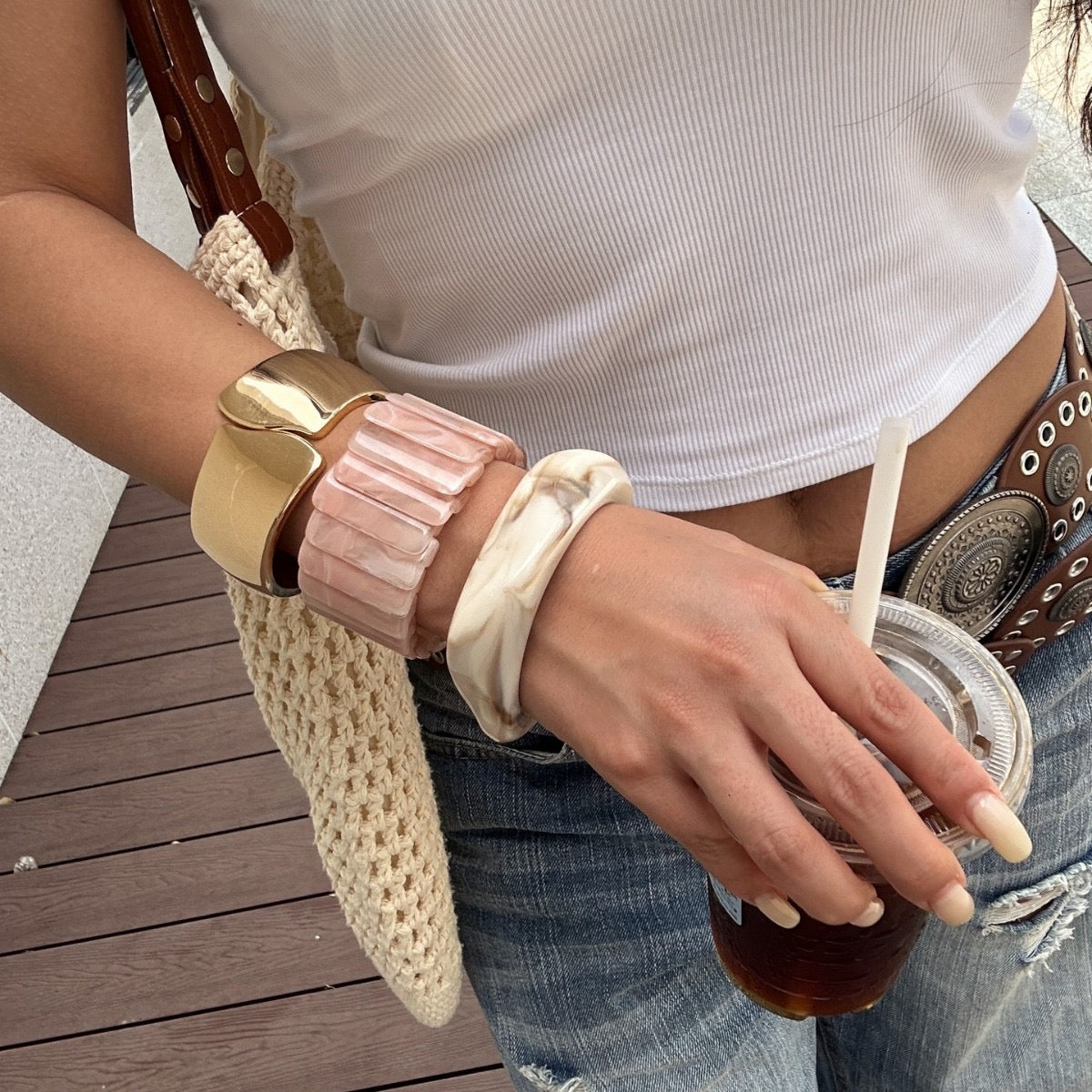 LOT DE 3 BRACELETS TRIA