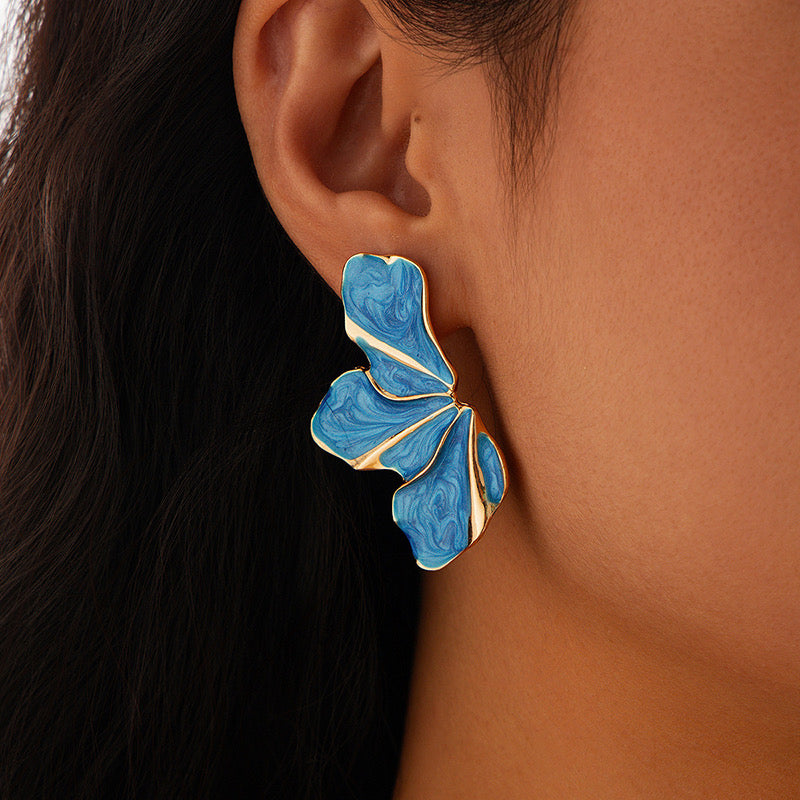 BOUCLES D'OREILLES FLEUR ÉTERNELLE